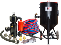 Пескоструйный аппарат PST-200 с фильтром, КПДУ twin 20 п.м.